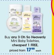 Oh So Heavenly Mini Baby Toiletries-Each