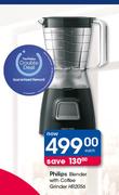 Philips Blender With Coffee Grinder HR2056-Each