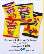 Maynards Sweets-75g Or 125g Per pack