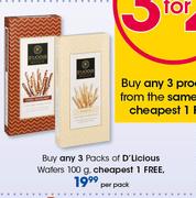 D'Licious Wafers-100g Per Pack