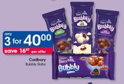 Cadbury Bubbly Slabs-For 3