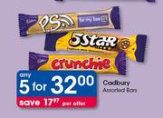 Cadbury Assorted Bars-For 5