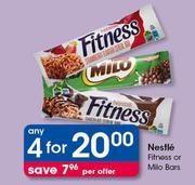 Nestle Fitness Or Milo Bars-For 4