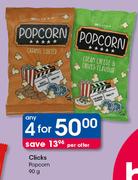 Clicks Popcorn-4 x 90g