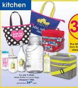 Clicks Water Bottles Or Lunch Bags-Each