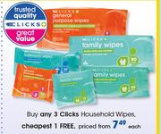 Clicks Household Wipes-Each