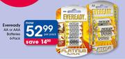 Everyday AA Or AAA Batteries 6 Pack-Per Pack
