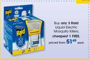 Raid Liquid Electric Mosquito Killers-Each