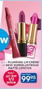 Plumping Lip Creme Or New Superlustrous Matte Lipstick-Each
