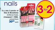 Pack Of Kiss & Broadway Artificial Nails-Each