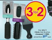 Clicks Hair Brushes-Each