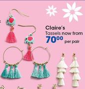 Clair's Tassels-Per Pair