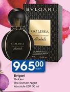 Bvlgari Goldea The Roman Night Absolute EDP-30ml Each