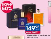 English Blazer Or You're The Fire Aftershave 100ml-Each