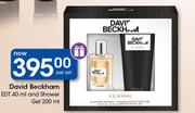 David Beckham EDT 40ml And Shower Gel 200ml-Per Set