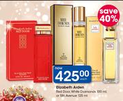 Elizabeth Arden Red Door, White Diamonds 100ml Or 5th Avenue 125ml-Each