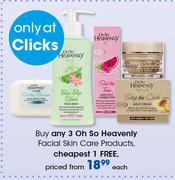 Oh So Heavenly Facial Skin Care Products-Each