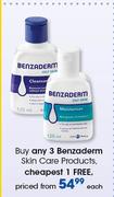 Benzaderm Skin Care Products-Each