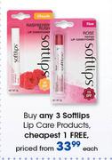 Softlips Lip Care Products-Each