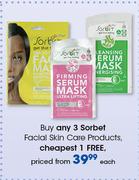 Sorbet Facial Skin Care Products-Each