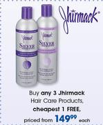 Jhirmack Hair Care Products-Each