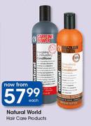 Natural World Hair Care Products-Each