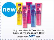 Purple Tree Miracle Balms-25ml Each