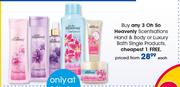 Oh So Heavenly Scentsations Hand & Body Luxury Bath Single Products-Each