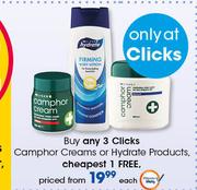 Clicks Camphor Creams Or Hydrate Products-Each