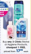 Clicks Revive Or Hygiene Products-Each