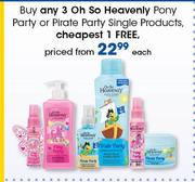Oh So Heavenly Pony Party Or Pirate Party Single Products-Each