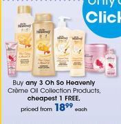 Oh So Heavenly Creme Oil Collection Products-Each