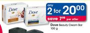Dove Beauty Cream Bar-2x100g Per Offer