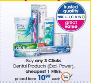 Clicks Dental Products (Excl. Power)-Each