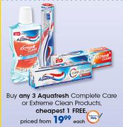 Aquafresh Complete Care Or Extreme Clean Products-Each