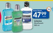 Listerine Mouthwash-500ml Each
