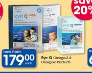 Eye Q Omega 3 & Omega 6 Products-Each