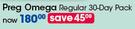 Preg Omega Regular-30 Day Pack Per Pack