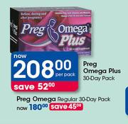Preg Omega Regular-30 Day Pack Per Pack