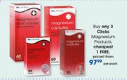 Clicks Magnesium Products-Per Pack