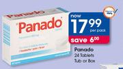Panado-24 Tablets Tub Or Box Per Pack