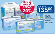 Clicks Incontinence Products-Per Pack