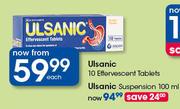Ulsanic-10 Effervescent Tablets Each