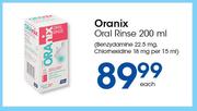 Oranix Oral Rinse-200ml Each