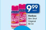 Herbex Slim Shot Original-50ml Each