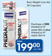 USN PhedraCut XT Liquid 500ml Plus PherdaCut XT Liquid 250ml-Per Offer
