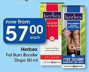Herbex Fat Burn Booster-50ml Drops Each
