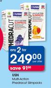 USN Multi-Action Phedracut Slimpacks-For 2 Per Offer