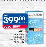 GNC Total Lean Advanced Metabolic Elite-60 Tablets Per Pack