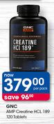 GNC AMP Creatine HCL 189-120 Tablets Per Pack